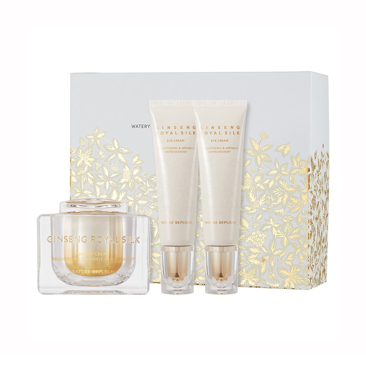 (Gift Set) GINSENG ROYAL SILK WATERY CREAM WITH EYE CREAM SPECIAL SET (60ml+30mlx2)