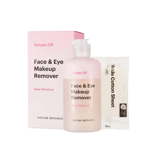 SIMPLE OFF FACE & EYE MAKEUP REMOVER DEEP MOISTURE SPECIAL SET (240ml)